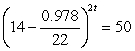 <strong>Solve for t. Round your answer to four decimal places.</strong> A)1.4841 B)0.7412 C)3.0151 D)0.7421 E)2.7571