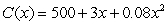 <strong>If the total cost function for a product is dollars, determine how many units x should be produced to minimize the average cost per unit?</strong> A)18 units B)500 units C)55 units D)79 units E)88 units