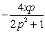 <strong>Find the rate of change of x with respect to p. </strong> A) B) C) D) E)