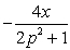 <strong>Find the rate of change of x with respect to p. </strong> A) B) C) D) E)
