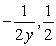 <strong>Find implicitly and explicitly(the explicit functions are shown on the graph) and show that the results are equivalent. Use the graph to estimate the slope of the tangent line at the labeled point. Then verify your result analytically by evaluating at the point. </strong> A) B) C) D) E)