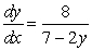 <strong>Find dy/dx for the following equation: </strong> A) B) C) D) E)