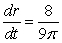 <strong>Volume and radius. Suppose that air is being pumped into a spherical balloon at a rate of At what rate is the radius of the balloon increasing when the radius is 3 in.?</strong> A) B) C) D) E)