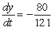<strong>A point is moving along the graph of the function such that centimeters per second. Find dy/dt when .</strong> A) B) C) D) E)