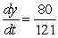 <strong>A point is moving along the graph of the function such that centimeters per second. Find dy/dt when .</strong> A) B) C) D) E)