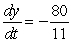 <strong>A point is moving along the graph of the function such that centimeters per second. Find dy/dt when .</strong> A) B) C) D) E)