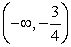 <strong>Identify the open intervals where the function is increasing or decreasing.</strong> A)decreasing: ; increasing: B)increasing: ; decreasing: C)increasing on D)decreasing on E)none of the above