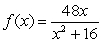 <strong>Locate the absolute extrema of the given function on the closed interval [-48,48].  </strong> A)absolute max: f(4)= 6 B)absolute min: f(-4)= -6 C)no absolute max D)no absolute min E)both A and D F)both A and B <div style=padding-top: 35px> 