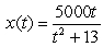 <strong>Medication. The number of milligrams x of a medication in the bloodstream t hours after a dose is taken can be modeled by . Find the t-value at which x is maximum. Round your answer to two decimal places.</strong> A)0 hours B)3.61 hours C)693.38 hours D)5.61 hours E)8.80 hours