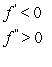 <strong>State the signs of and on the interval (0, 2). </strong> A) B) C) D) E)