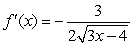 <strong>Find the derivative of the following function using the limiting process. </strong> A) B) C) D) E)either B or D