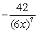 <strong>Differentiate the given function. </strong> A) B) C) D) E)