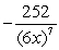 <strong>Differentiate the given function. </strong> A) B) C) D) E)