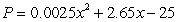 <strong>When the price of a glass of lemonade at a lemonade stand was $1.75, 400 glasses were sold. When the price was lowered to $1.50, 500 glasses were sold. Assume that the demand function is linear and that the marginal and fixed costs are $0.10 and $ 25, respectively. Find the profit P as a function of x, the number of glasses of lemonade sold.</strong> A) B) C) D) E)