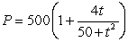 <strong>A population of bacteria is introduced into a culture. The number of bacteria P can be modeled by where t is the time (in hours). Find the rate of change of the population when t = 2.</strong> A) B) C) D) E)