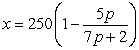 <strong>Use the demand function to find the rate of change in the demand x for the given price . Round your answer to two decimal places.</strong> A)9.77 units per dollar B)-1.95 units per dollar C)1.95 units per dollar D)3.47 units per dollar E)-9.77 units per dollar