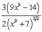 <strong>Find the derivative of the given function. Simplify and express the answer using positive exponents only. </strong> A) B) C) D) E)