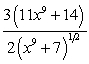 <strong>Find the derivative of the given function. Simplify and express the answer using positive exponents only. </strong> A) B) C) D) E)