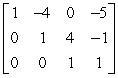 <strong>Use elementary row operations to write the matrix below in row echelon form. </strong> A) B) C) D) E)