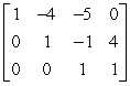 <strong>Use elementary row operations to write the matrix below in row echelon form. </strong> A) B) C) D) E)