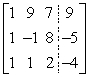 <strong>Write the augmented matrix for the system of linear equations. </strong> A) B) C) D) E)