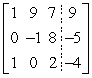 <strong>Write the augmented matrix for the system of linear equations. </strong> A) B) C) D) E)