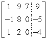 <strong>Write the augmented matrix for the system of linear equations. </strong> A) B) C) D) E)