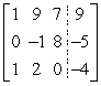 <strong>Write the augmented matrix for the system of linear equations. </strong> A) B) C) D) E)