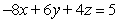 <strong>Solve the system of equations below by the Gaussian elimination method: </strong> A) B) C) D) E)no solution