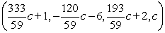 <strong>Solve the system of equations below by the Gaussian elimination method: </strong> A) B) C) D) E)no solution