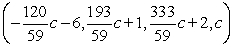 <strong>Solve the system of equations below by the Gaussian elimination method: </strong> A) B) C) D) E)no solution