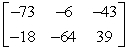 <strong>If possible, find 4A + 5B. </strong> A) B) C) D) E)not possible