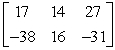 <strong>If possible, find 4A + 5B. </strong> A) B) C) D) E)not possible