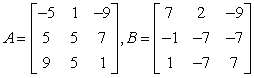 <strong>Use the matrix capabilities of a graphing utility to find AB, if possible. </strong> A) B) C) D) E)not possible