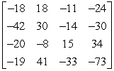 <strong>Use the matrix capabilities of a graphing utility to find AB, if possible. </strong> A) B) C) D) E)not possible