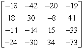 <strong>Use the matrix capabilities of a graphing utility to find AB, if possible. </strong> A) B) C) D) E)not possible