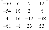 <strong>Use the matrix capabilities of a graphing utility to find AB, if possible. </strong> A) B) C) D) E)not possible