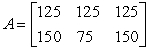<strong>A fruit grower raises apples and peaches, which are shipped to three different outlets. The number of units of each fruit that is shipped to each outlet is shown in the matrix where the first row contains the data for the number of apples shipped, the second row contains the data for the number of peaches shipped, and the columns correspond to outlets X, Y, and Z respectively. The profit per unit of apples is $4.50 and the profit per unit of peaches is $5.00. Organize the profits per unit in a matrix Compute to find the profits from both crops at outlet </strong> A)$1737.50 B)$937.50 C)$1512.50 D)$1312.50 E)$750.00