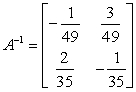 <strong>Given matrix . Find the inverse matrix.</strong> A) B) C) D) E)