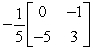<strong>Find the inverse of the matrix (if it exists).</strong> A) B) C) D) E)does not exist