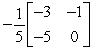 <strong>Find the inverse of the matrix (if it exists).</strong> A) B) C) D) E)does not exist