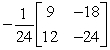 <strong>Find the inverse of the matrix (if it exists).</strong> A) B) C) D) E)does not exist