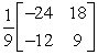 <strong>Find the inverse of the matrix (if it exists).</strong> A) B) C) D) E)does not exist