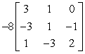 <strong>Find the inverse of the matrix .</strong> A) B) C) D) E)