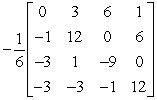 <strong>Use the matrix capabilities of a graphing utility to find the inverse of the matrix (if it exists).</strong> A) B) C) D) E)does not exist