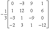 <strong>Use the matrix capabilities of a graphing utility to find the inverse of the matrix (if it exists).</strong> A) B) C) D) E)does not exist
