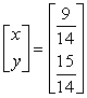 <strong>Solve the system of linear equations using an inverse matrix.</strong> A) B) C) D) E)