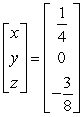 <strong>Use the matrix capabilities of a graphing utility to solve the following system of linear equations: </strong> A) B) C) D) E)