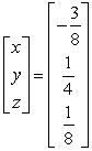 <strong>Use the matrix capabilities of a graphing utility to solve the following system of linear equations: </strong> A) B) C) D) E)