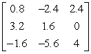 <strong>Use the matrix capabilities of a graphing utility to find the determinant of the matrix .</strong> A) B) C) D) E)